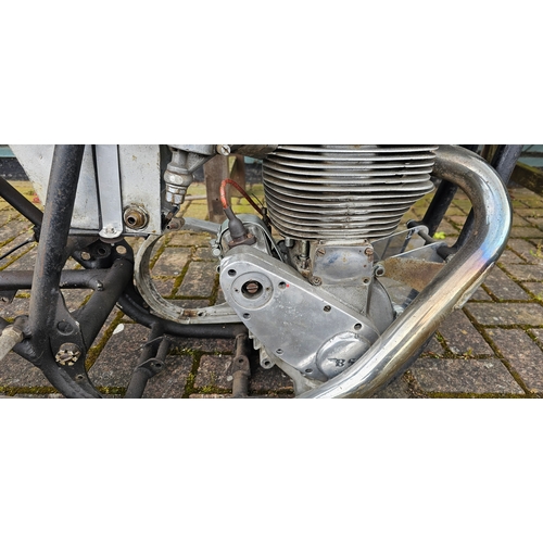 181 - c.1955 BSA Gold Star scrambles project. The frame has had the number removed when drilled to lighten... 