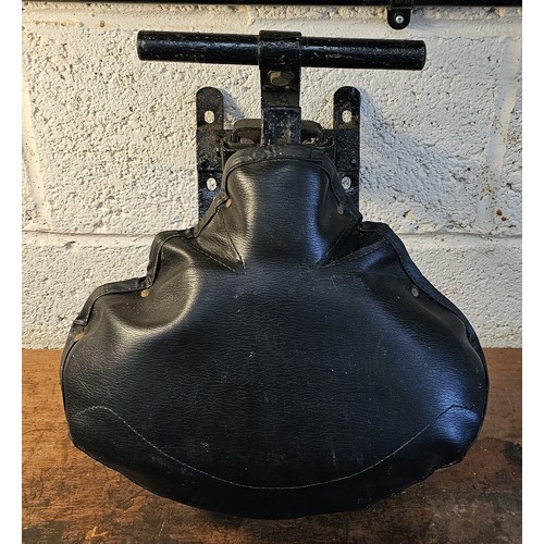 199 - A vintage motorcycle passenger seat