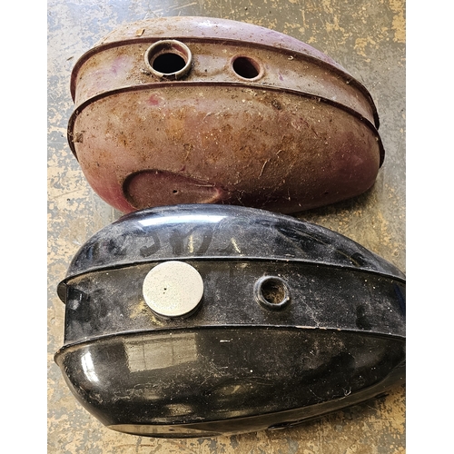 234 - Two BSA petrol tanks