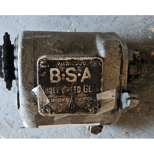 273 - A BSA 1920's three speed gearbox