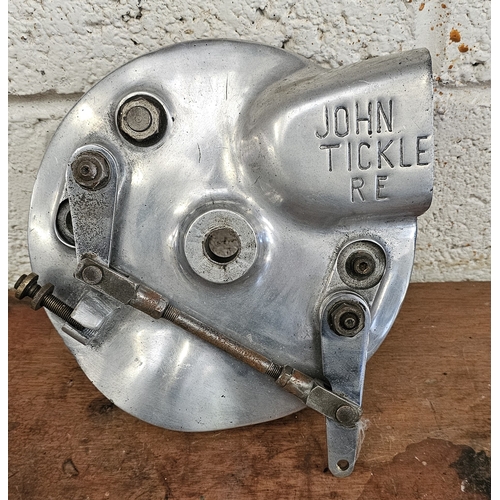 276 - A John Tickle twin leading shoe front brake, c.1960's.  Made specifically to drop right in to the st... 