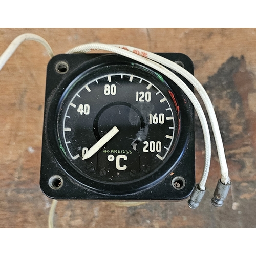 307 - A quantity of automobilia to include a BAC Jet Provost temperature gauge