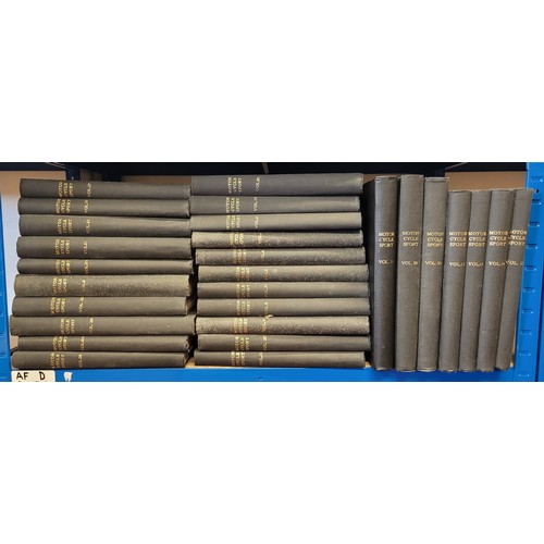 21 - Twenty eight volumes of 'Motorcycle Sport', circa 1970s.