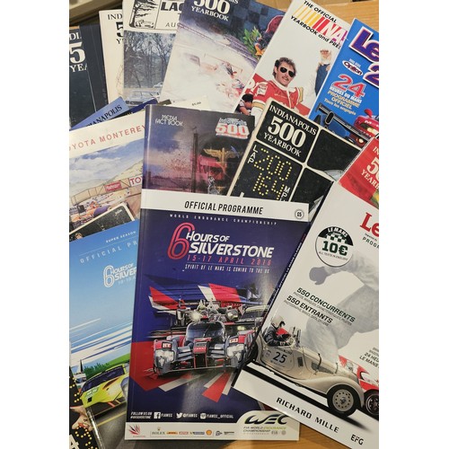 37 - A collection of motorsport racing programmes and ephemera, c.1970's - 2010's, to include Castrol Ach... 