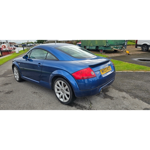 1 - 2003 Audi TT coupe, quattro, 1781cc, 180bhp. Registration number MK03 MZD.
Sold as seen for parts or... 