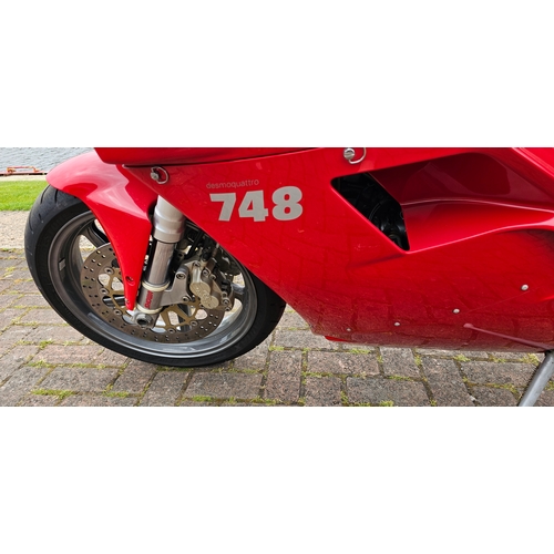 10 - 2001 Ducati 748. Registration number 009353. Engine number not found.
Sold with the V5C. 
The Ducati... 