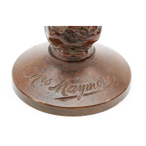 1 - A bronze lorry mascot, c.1920's, for May & Padmore Ltd, Birmingham, the base inscribed Mrs Maymore, ... 