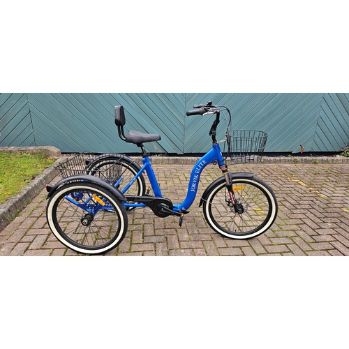 16 - Jorvik JET-1 Elite low step through folding Tricycle, with back rest saddle, as new, unused, purchas... 