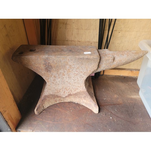 35 - Small blacksmith anvil, 46cm across the top