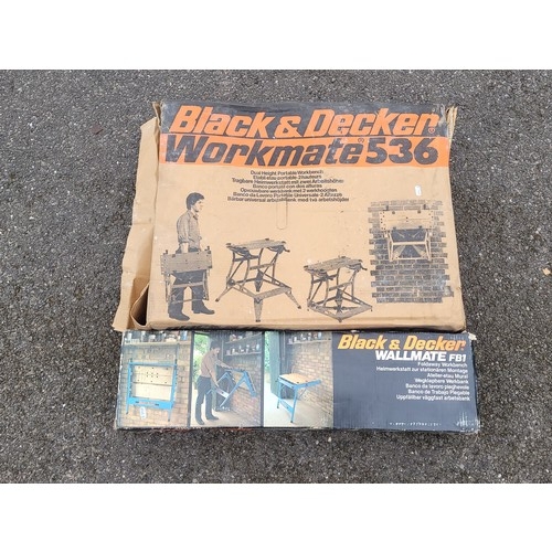 46 - Black and Decker work bench, also Black and Decker wall bench