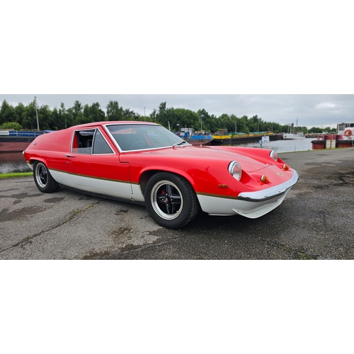 1972 Lotus Europa Series 2, 1655cc Ford Zetec. Registration number EDN 896K. Chassis number 7103070305P. Body number 0305R F6-3. New engine number FYB -1A714863 (V5C states the old engine number 2801).
Sold with the V5C, full folder of receipts for parts and works undertaken and a quantity of spares.
The Lotus Europa was developed as the Type 46, with the name reflecting Chapman’s desire to expand more into overseas markets with a well-priced road-going sports car with race-bred handing. It was the first all-new Lotus to be made after the move from Cheshunt to Hethel in 1966.
The backbone chassis was developed from that of the Elan. The bodywork was exceptionally aerodynamic and the motoring media loved the way it handled. True to its name it was only sold in mainland Europe. The original concept was penned by Ron Hickman for a proposed Lotus/Ford GT earlier in the decade, but when that didn’t progress the existing design was simplified for mass production as a Lotus.
The Europa S2 debuted in April 1968 with extra refinement, again only for drivers across the Channel. That changed a year after launch when a UK version was announced. A new variant aimed at the North American market arrived in 1969, followed by the Europa Twin Cam in 1971 and the Europa Special in 1972. 
EDN was purchased  by our vendor in 2018 from Russel Walker and has received a full body off restoration. The suspension has been upgraded to improve the handling. The original Renault engine has been replaced with a specially built Ford Zetec 16V engine with twin 40 DCOE Webbers,  full stainless steel bespoke manifold and exhaust system, a Nodiz ignition system, electric water pump and cooling system. The car then received a full repaint in  Gold Leaf colours, and was fitted with Revolution wheels. Over £26,000 has been spent, not including our vendors time, on the restoration. There is a comprehensive list of works undertaken between 2018 and 2021.
It is being sold as he finds getting in and out too much of a challenge