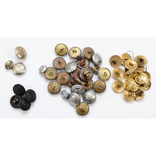 65 - Tunic Buttons (Qty), to include, Fire Brigade, Civil Defence, St John's Ambulance and British Europe... 