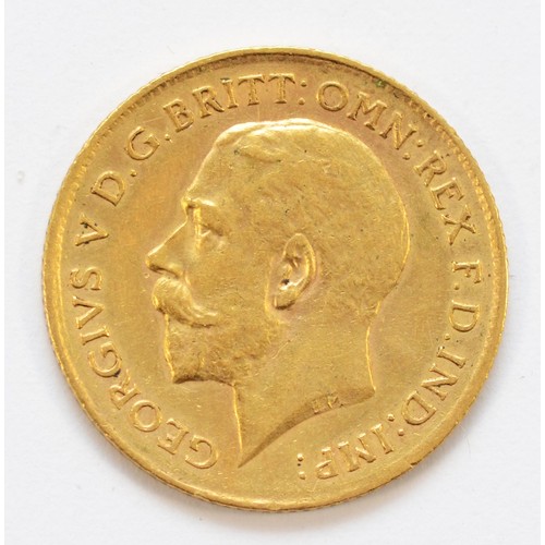 101 - George V, half sovereign, 1912