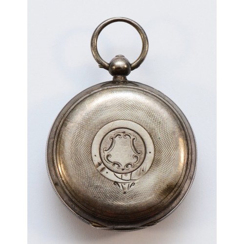 111 - J.G. Graves, a silver open face pocket watch, Birmingham 1902, 50mm, working when catalogued