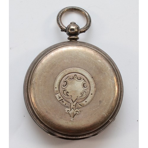 116 - A Victorian large IMPROVED PATENT open face key wind pocket watch Chester 1899, movement signed Dan ... 