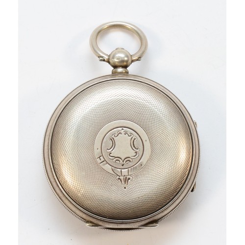 138 - H. Stone a silver key wind open face pocket watch, Chester 1907, 54mm, working.