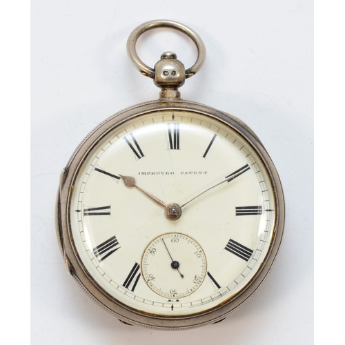 139 - H & L Rosenfield, Cookstown, a silver improved patent fusee pocket watch, Birmingham 1898, number 86... 