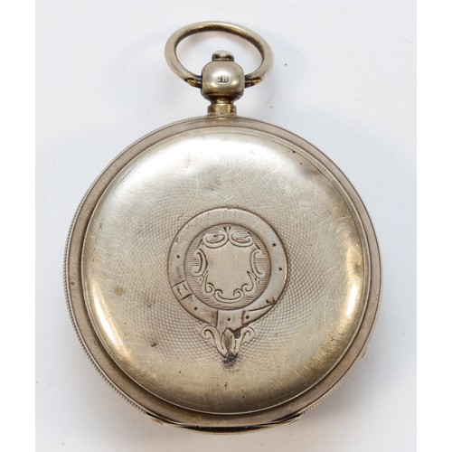 139 - H & L Rosenfield, Cookstown, a silver improved patent fusee pocket watch, Birmingham 1898, number 86... 