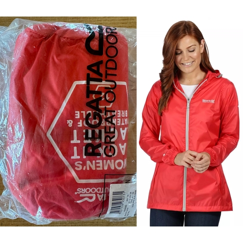 33 - Size 12 Regatta Packaway Jacket Red