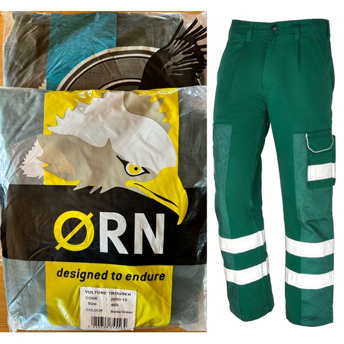 71 - x2 Size 46S Orn Vulture work trousers