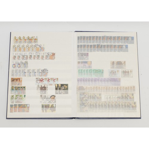 109 - A stockbook comprising loose Great Britain stamps, circa early to mid 20th century together with a s... 