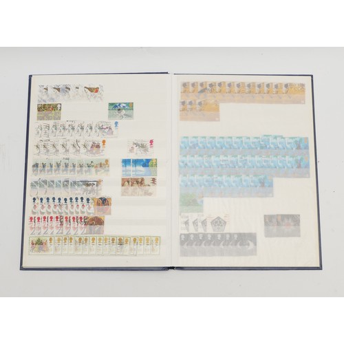 109 - A stockbook comprising loose Great Britain stamps, circa early to mid 20th century together with a s... 