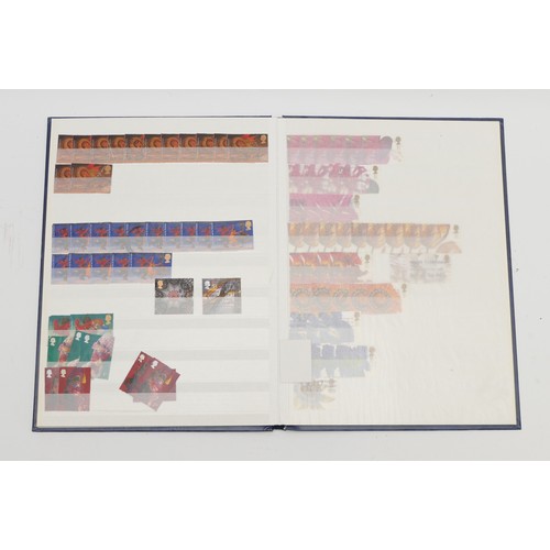 109 - A stockbook comprising loose Great Britain stamps, circa early to mid 20th century together with a s... 