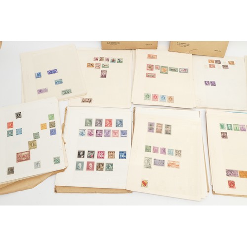 110 - A substantial collection of loose stamps of the world, circa early to mid 20th century.