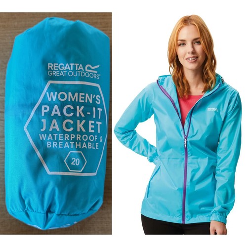 33A - Size 20. Regatta Packaway Jacket Blue