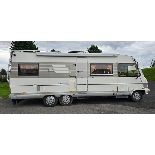 3 - 1993 Fiat Ducato Hymer LHD, twin axle, 2.5 turbo diesel motorhome. Registration number L796 YVV.  Vi... 