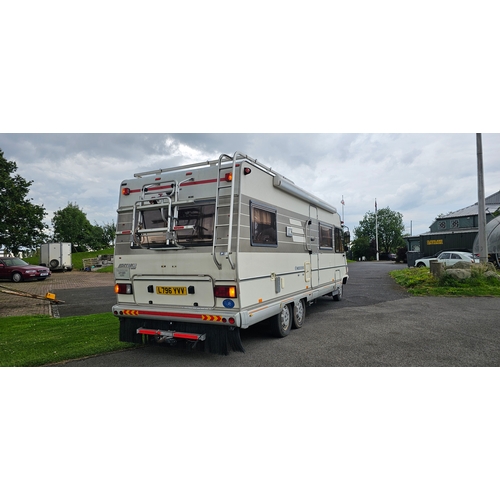 3 - 1993 Fiat Ducato Hymer LHD, twin axle, 2.5 turbo diesel motorhome. Registration number L796 YVV.  Vi... 