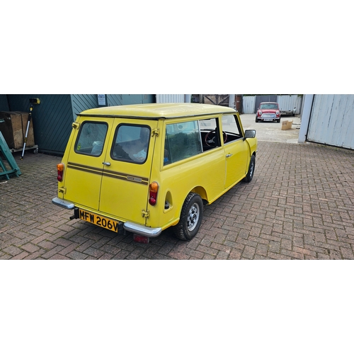 401 - 1980 Austin Morris Mini Clubman Estate, 1098cc. Registration number MFW 206V. Chassis number XC2W 20... 