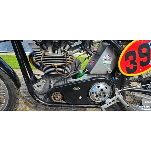 504 - c.1957/8 Manx Norton 40M, 349cc. Registration number, not road registered. Frame number M40 1008. En... 