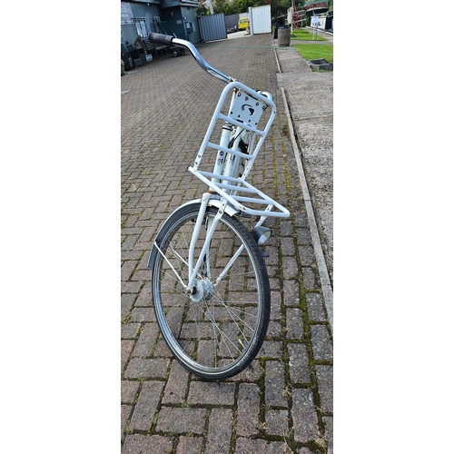 19 - A Dutch Gazelle Basic ladies bicycle, with rear brake activated by peddling backwards