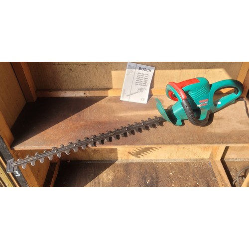 48 - Bosch AHS 650  X-Cel hedge trimmer, lacking power cable