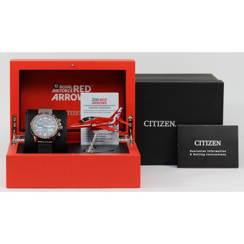 47 - Citizen, Promaster Skyhawk A.T. Royal Air Force Red Arrows limited edition, a stainless steel gentle... 