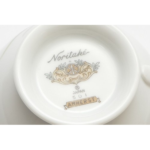 329 - Withdrawn!
-  Noritake, a Japanese tea service of six place settings, marked Nippon Toki Kaisha, dec... 