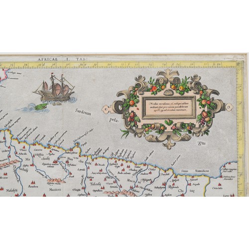 390 - Medius meridianus 16, reliqui ad hunc inclinati sunt pro ratione parallelorum 29 & 34 ad circulum ma... 