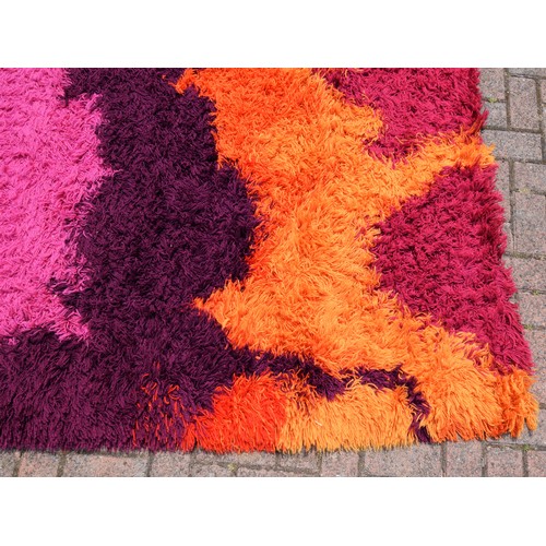 430 - Ege Tæpper Sun Rise 94 de luxe Rug, by Ege Rya, late 1960s-early 1970s, wool, with label, 250 x 360c... 