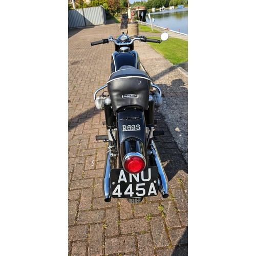 473 - 1963 BMW R69S, 600cc. Registration Number ANU445A, Frame Number 657272, Engine Number 658737.
Sold w... 