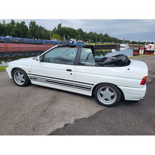 412 - 1993 Ford Escort XR3i Cabriolet. Registration Number K131 SKH. Chassis Number WF0LXXGKALND92497.
Sol... 