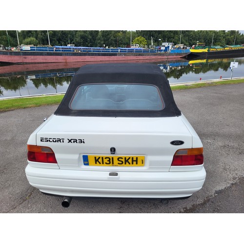 412 - 1993 Ford Escort XR3i Cabriolet. Registration Number K131 SKH. Chassis Number WF0LXXGKALND92497.
Sol... 