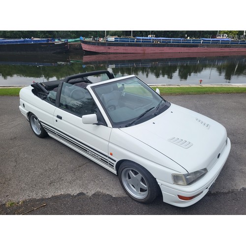 403 - 1993 Ford Escort XR3i Cabriolet. Registration Number K131 SKH. Chassis Number WF0LXXGKALND92497.
Sol... 