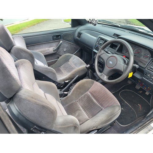 403 - 1993 Ford Escort XR3i Cabriolet. Registration Number K131 SKH. Chassis Number WF0LXXGKALND92497.
Sol... 