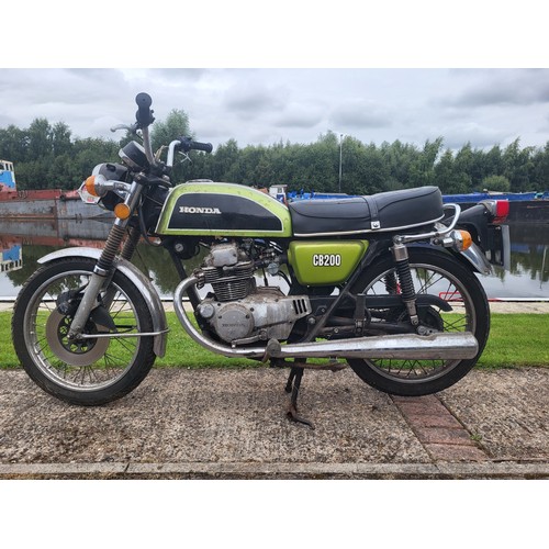 504 - 1976 Honda CB200. Registration number NRY877P. Frame Number 1044657. Engine Number E-1046956.
Sold w... 