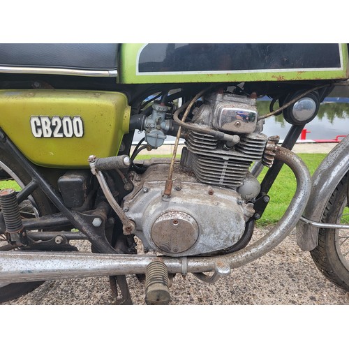 517 - 1976 Honda CB200. Registration number NRY877P. Frame Number 1044657. Engine Number E-1046956.
Sold w... 