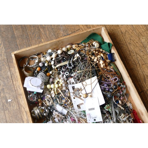 112 - Approximately 10kg of costume jewellery.