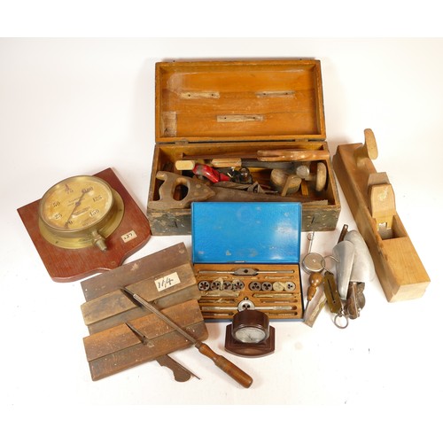 70 - A collection of mid 20th century and later carpenters hand tools in three boxes. (3)