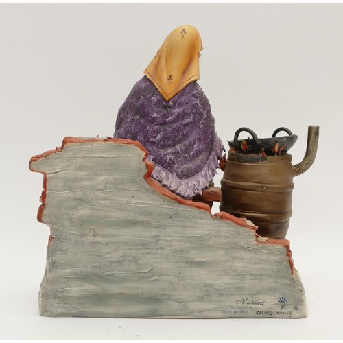 コレクション CAPODIMONTE Capodimonte Giuseppe Cappe “Lady With Birds” figurine | eBay