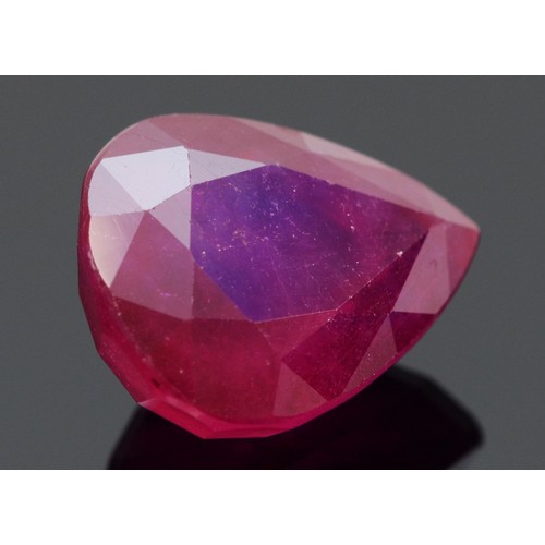 1315 - A loose natural ruby, calculated weight 32cts, untested for any treatments 19 x 15 x 11mm